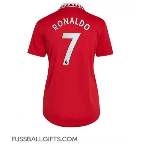 Manchester United Cristiano Ronaldo #7 Fußballbekleidung Heimtrikot Damen 2022-23 Kurzarm
